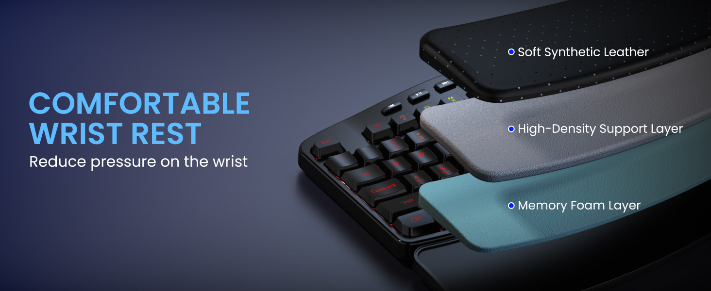 wireless ergonomic keyboard