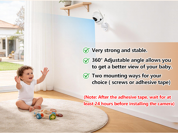 hello baby wall mount