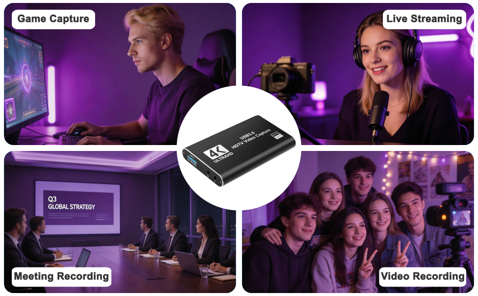 4k capture card, hdmi video capture