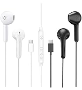 MAS CARNEY USB C Earbuds Wired TH9,Type-C Headphone with Mic,USBC Earphones Compatible with iPhon...