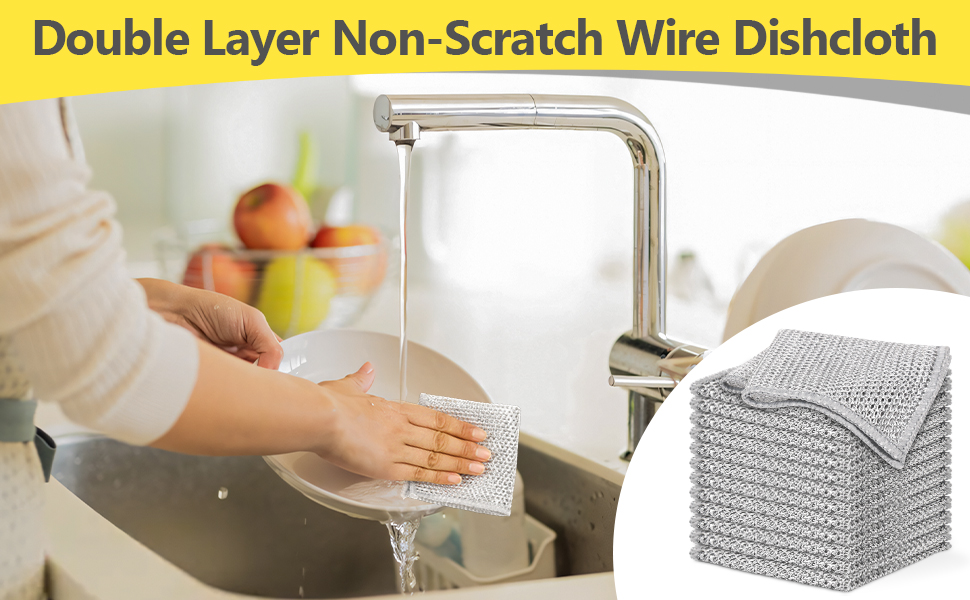 Non Scratch Wire Dishcloth