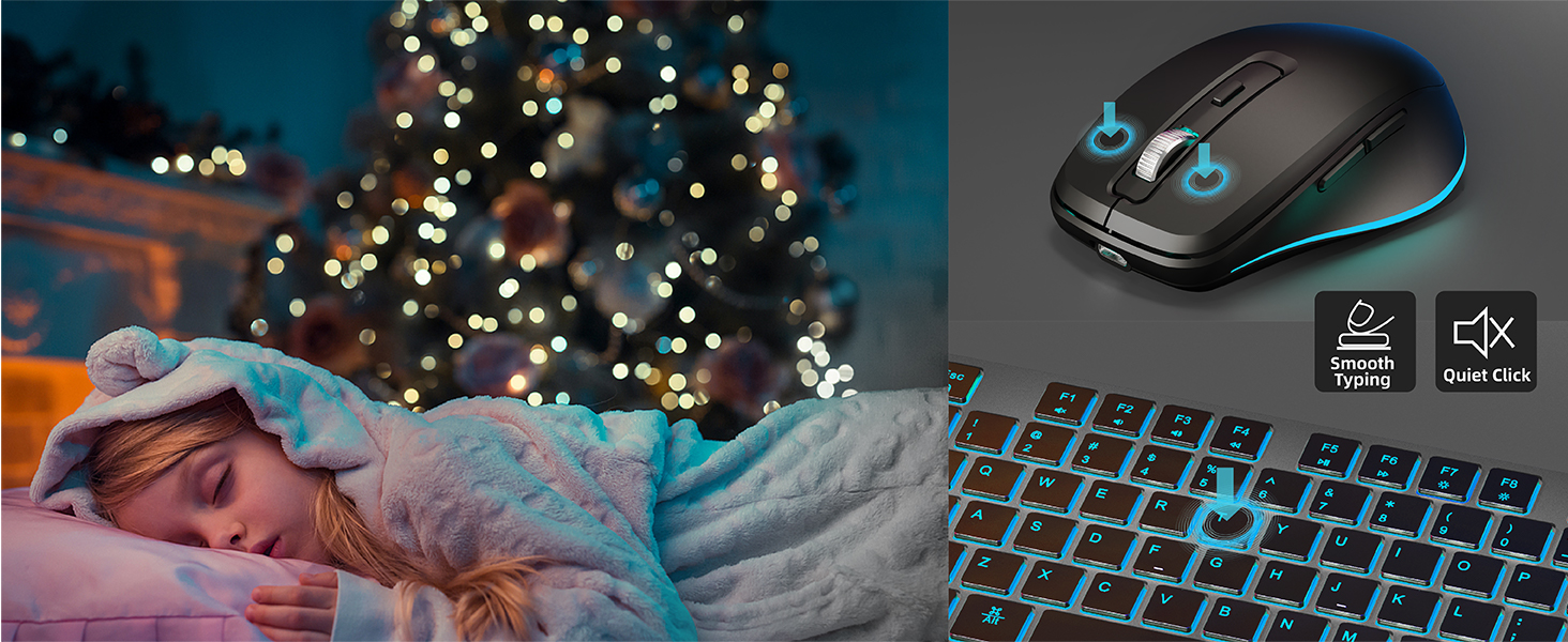 Quite Typing and Click