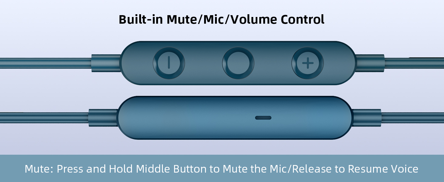usb earbuds with microphone for pc laptop computer