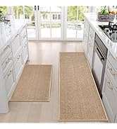 Artnice Kitchen Mat Set of 2, Non Slip Kitchen Rug and Floor Mat, Rubber Backing Absorbent Runner...