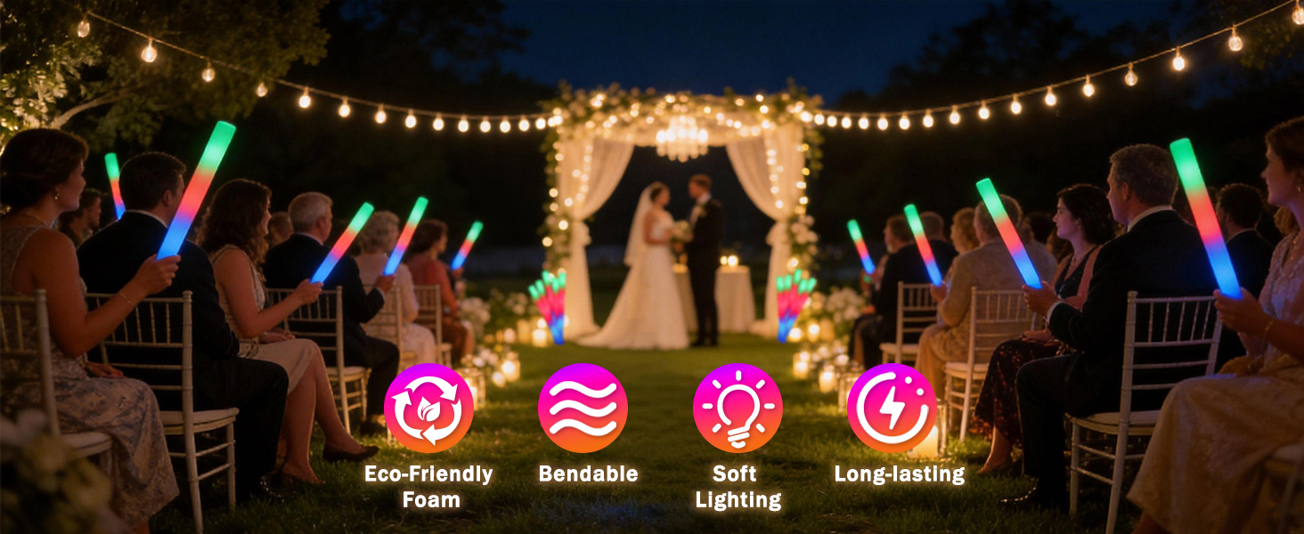 light up wedding