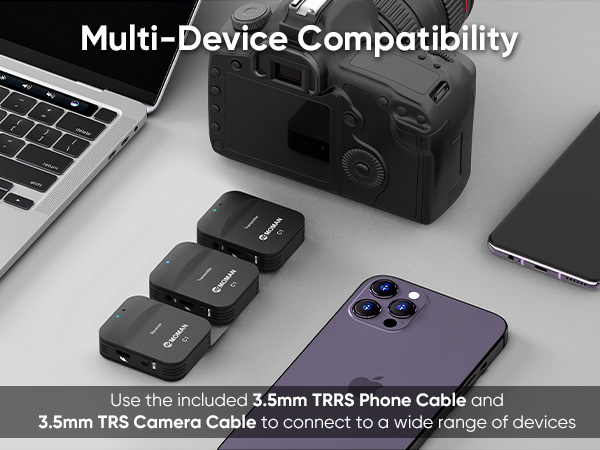 Moman C1 Wireless Lavalier Microphone