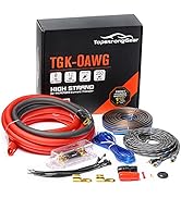 TOPSTRONGGEAR 0 Gauge Amp Kit True 0 AWG Amplifier Installation Wiring Amp Kit Install Cables