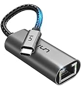 uni USB C to Ethernet Adapter, Driver Free RJ45 to USB C [Thunderbolt 3/4 Compatible], 1Gbps Type...