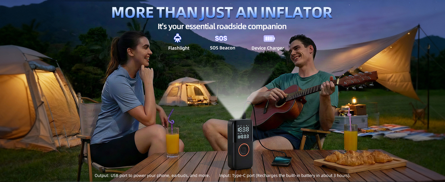 travel tire air compressor