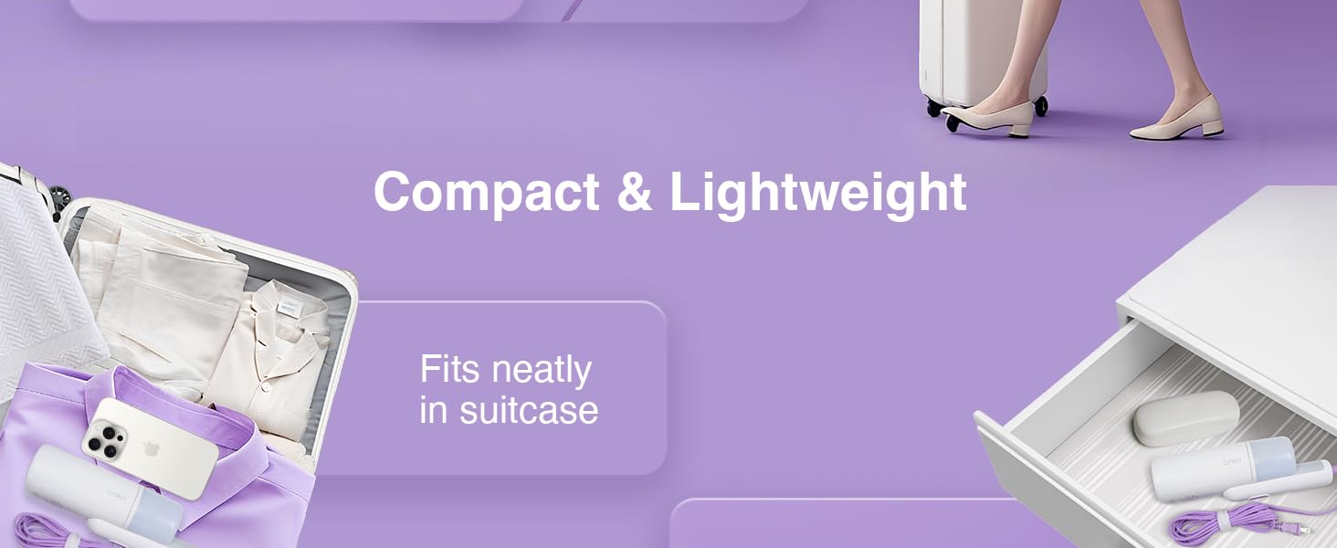 small steamer for clothes travel size portable