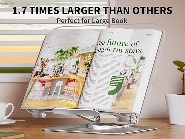 bamboo cookbook stand