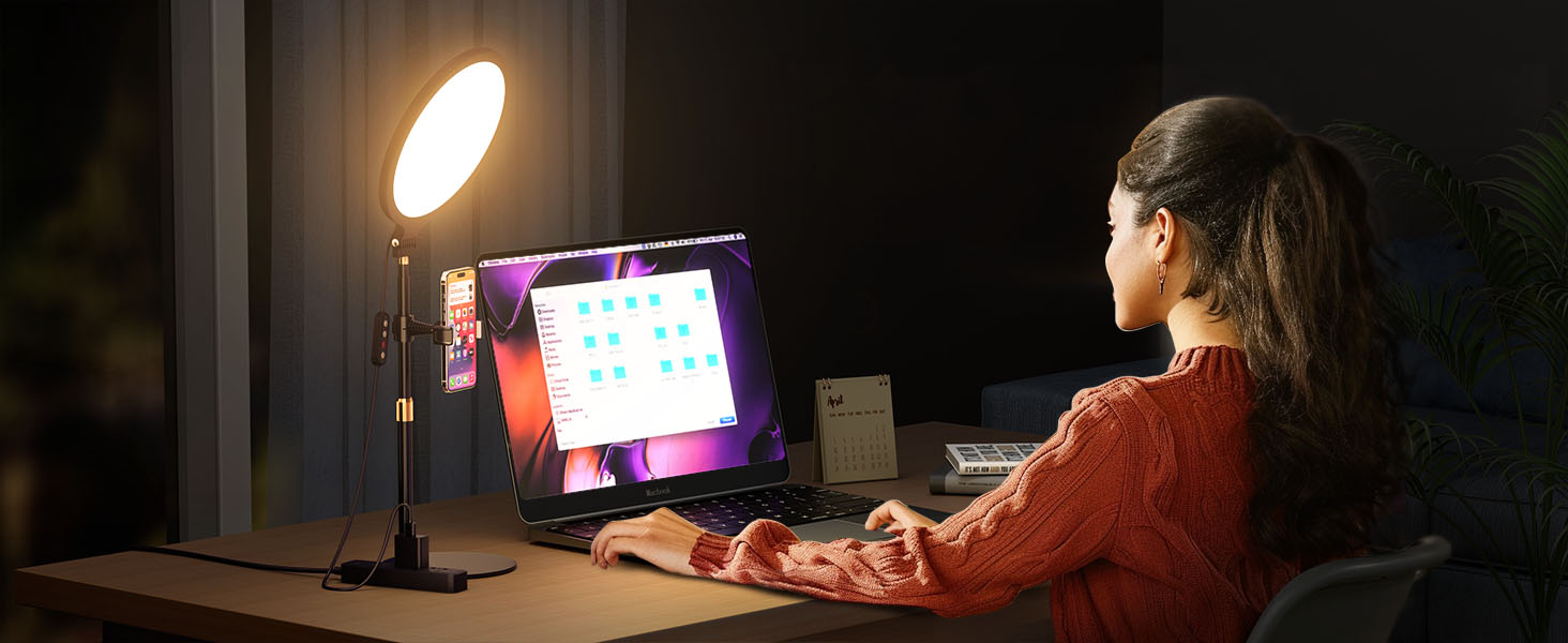 zoom lighting for computer