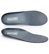 Walkhero Plantar Fasciitis Pain Relief Insoles High Arch Support Orthotic Shoes Inserts, Relieve ...