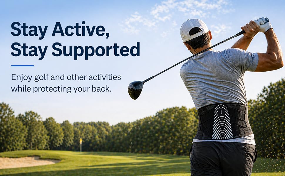 golf back brace for men lower back