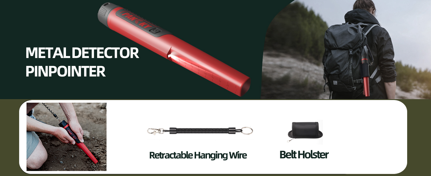 portable pinpointer metal detector