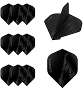 RUTHLESS Dart Flights | Premium 100 Micron Standard Number 2 Shape Rip Torn Design, Red, White, B...
