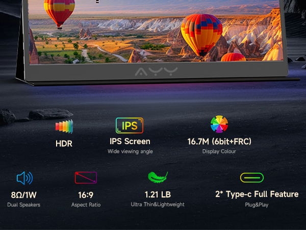 portable monitor,portable monitor for laptop,portable gaming monitor,15.6inch portable monitor