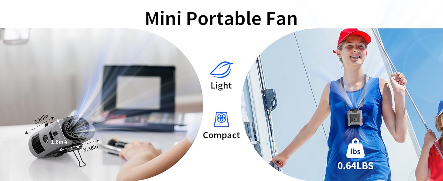 portable clip on fan