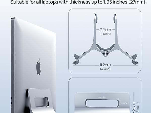 laptop holder vertical