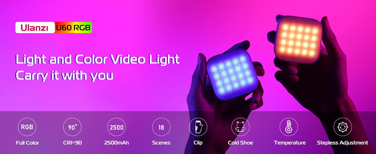 zhiyun rgb youtube rgb led light wireless rgb lights on stand vl49 rgb ulanzi vl49 rgb video lights