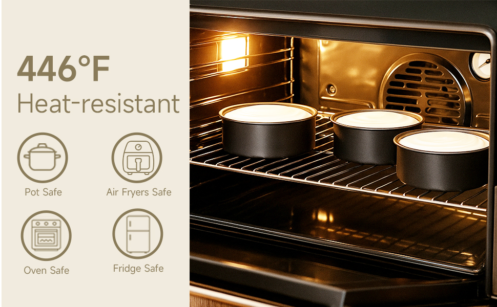 Heat-resistant 446°F