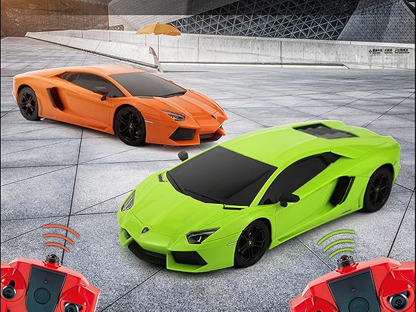 lamborghini remote control car green 5 phone