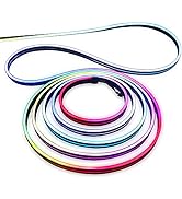 Aclorol 16.4FT Neon Rope Lights 12V Addressable Neon Sign Flexible LED Strip Lights WS2811 RGB Dr...