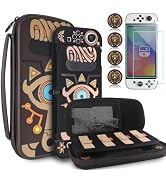 TIKOdirect Carrying Case Accessories for Switch OLED,Portable Travel Case with Soft Protective Ca...