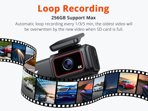 Front and Inside Dash Camera