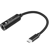 GINTOOYUN PD65W DC7909 to USB-C Charging Cable DC7.9mmx0.9mm Round Female to Type-C Charger Power...