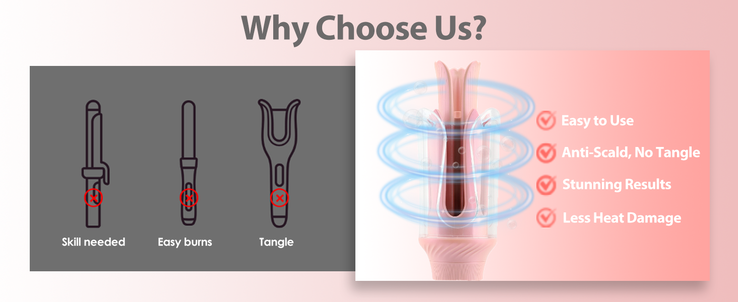 Easy to get stunning curls