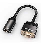 Getrish VGA to HDMI, Uni-Directional HDMI to VGA Adapter (Female to Male), VGA (Display) to HDMI ...