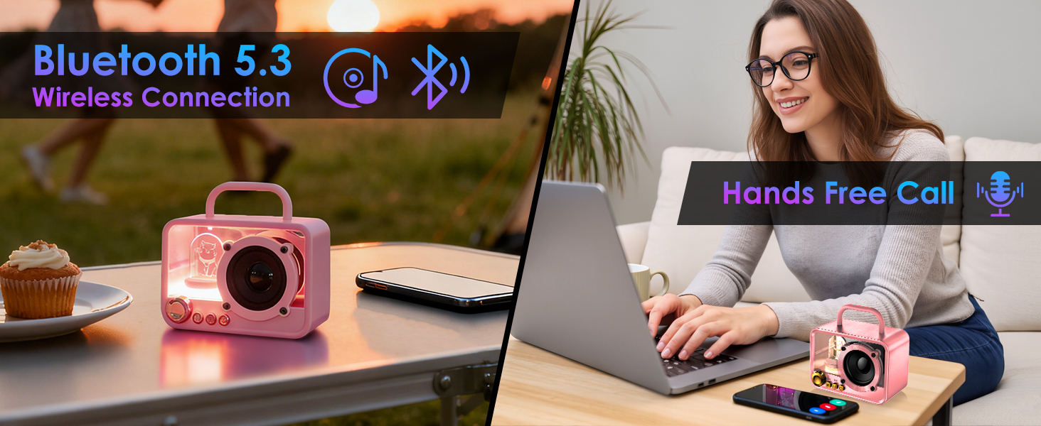 christmas gifts for teenage girls hands free call bluetooth 5.3 mini speaker google home mini