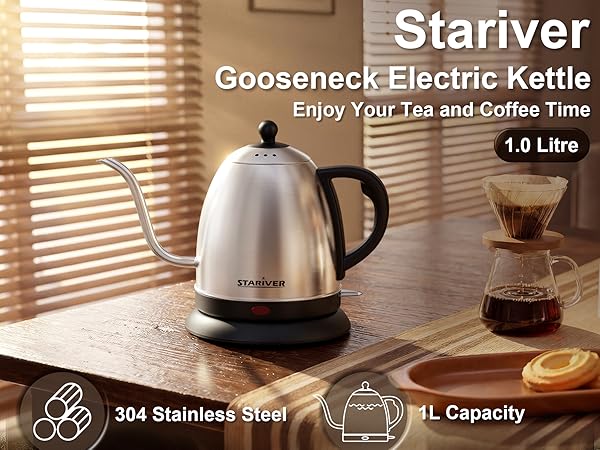 Stainless Steel Gooseneck Electric Kettle