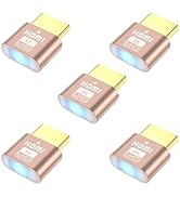 WENZIYAXU HDMI Dummy Plug 4K HDR,Virtual Monitor EDID Emulator, Headless Display Adapter,Supports...