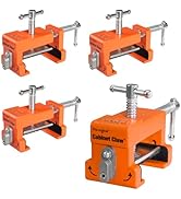 PONY 4-Pack Cabinet Clamps, 8510 Cabinet Claw, Face Frame Clamps for Installing Cabinets, 440 lbs...
