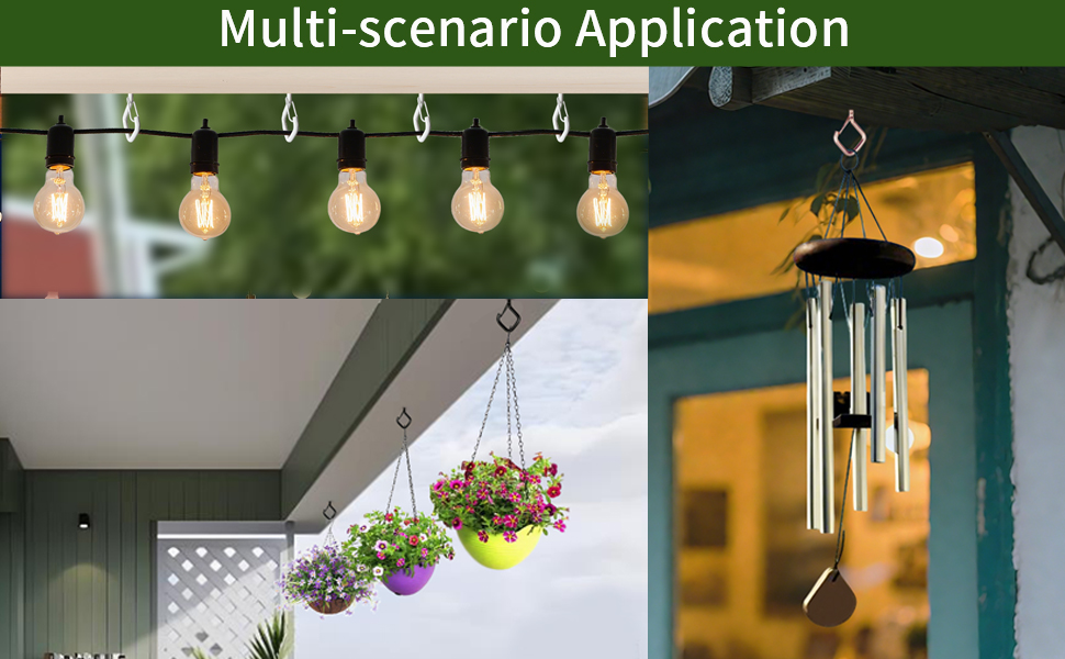 Metal Ceiling Hooks for Hanging Plants