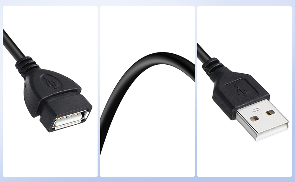 USB 2.0 male to female