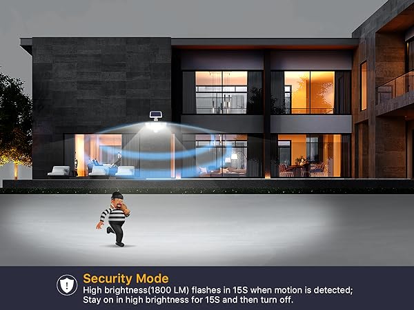 solar powered security lights