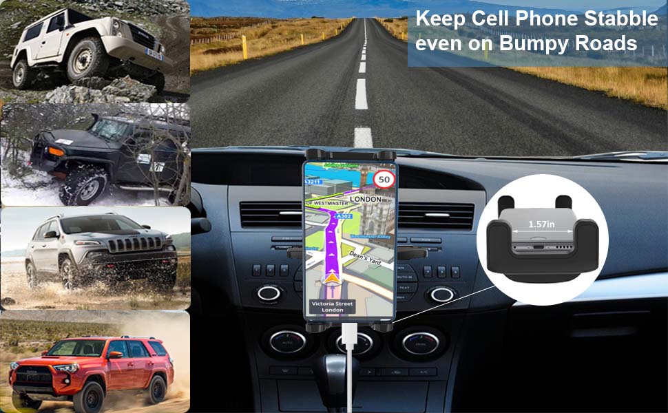 Car CD Slot Tablet Holder