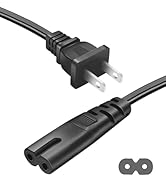 AC Power Cord for PS5/PS4/PS4 Slim/PS3 Slim/PS3 Super Slim, Xbox Series S/Xbox Series X, Xbox One...