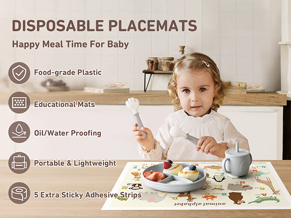 Disposable Placemats for Baby