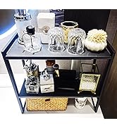 Urhomey plus 2 Tier Expandable Cabinet Shelf Organizer Bathroom Kitchen Counter Shelf 35LBS Sink ...