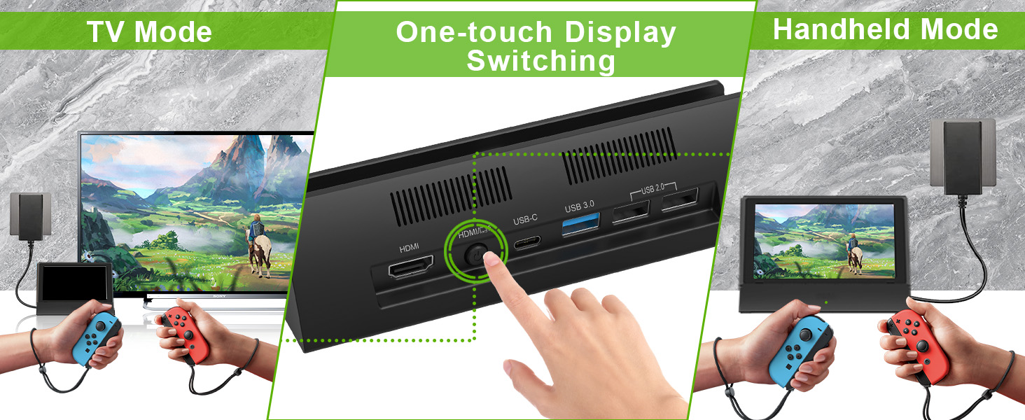 switch docking station for tv