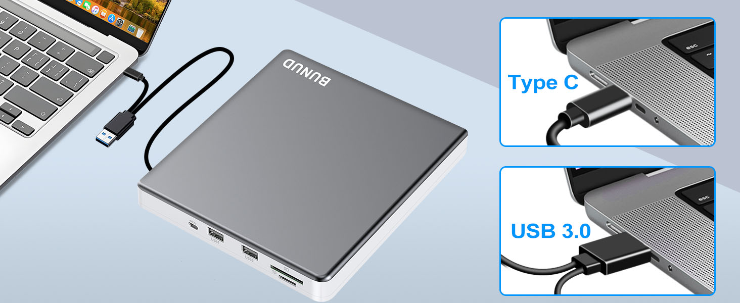 usb external cd dvd drive for laptop CD DVD +/-RW mac linux sd/tf card reader pc computer