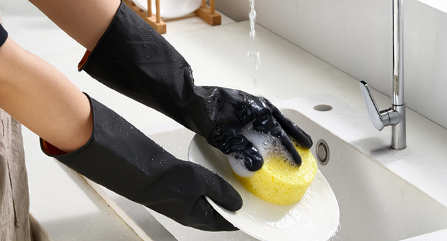 dishwashing gloves