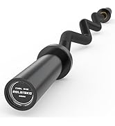 PAPABABE Olympic Barbell, 4ft/4.9ft/6ft/6.2ft Short Barbell for Strength Training and Technique A...