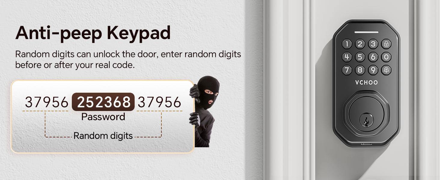 VCHOO Keyless Entry Door Lock