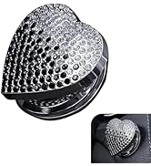Ferianl Bling Push Start Button Cover, Crystal Rhinestone Engine Start Buttons Covers, Cute Heart...