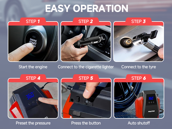 Tire Inflator Portable Air Compressor